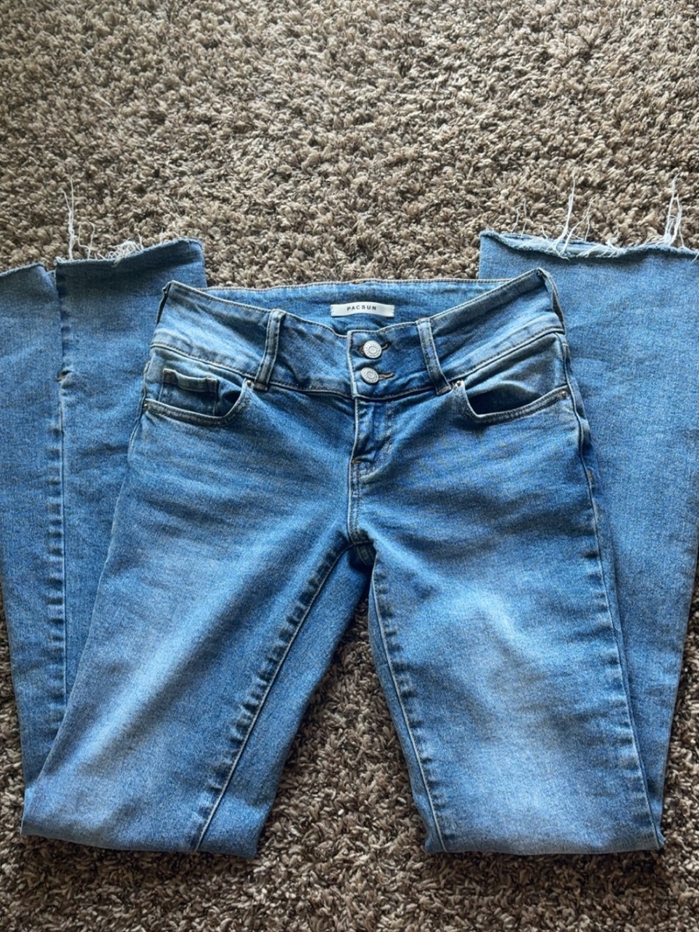 PacSun Light Blue Low Rise Bootcut Jeans